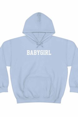 Y2K Grunge Baby Girl Hoodie Sweatshirt - Retro 90s Fashion, Summer Y2K Outfits, Pastel Goth