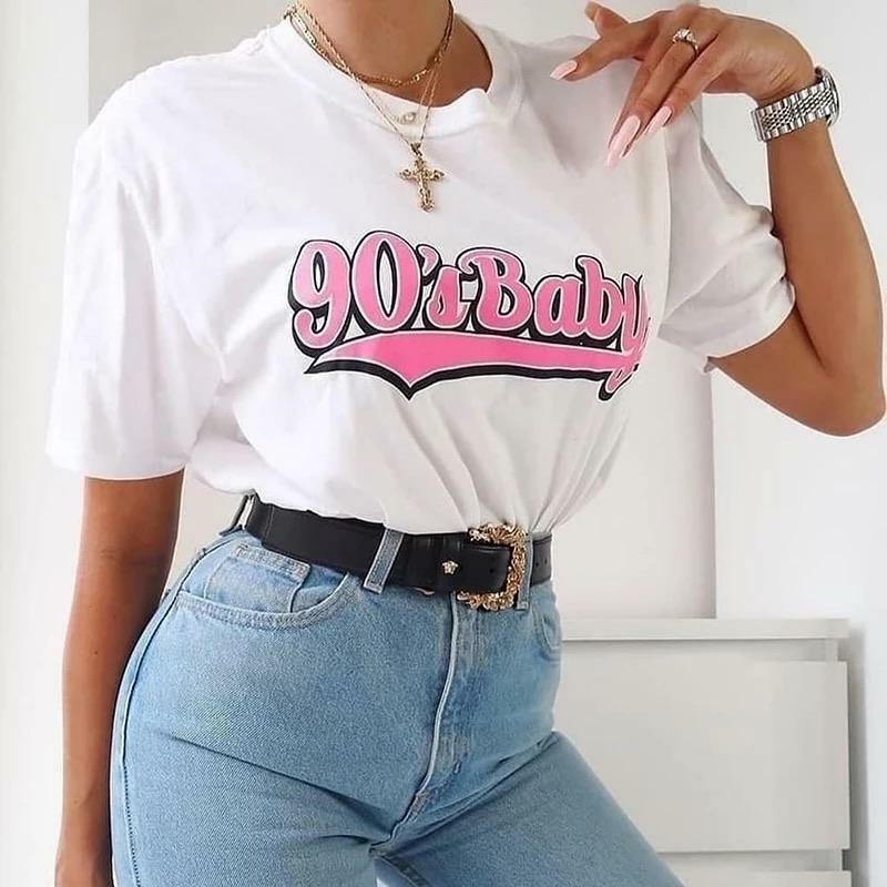 Y2K Grunge Baby Tee - Retro 90s Fashion, Summer Outfits, and Hip Hop Style for Women