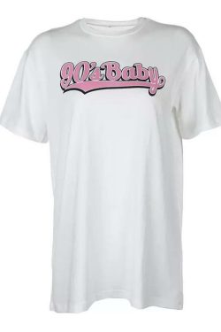 Y2K Grunge Baby Tee - Retro 90s Fashion, Summer Outfits, and Hip Hop Style for Women