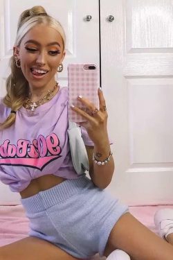 Y2K Grunge Baby Tee - Retro 90s Fashion, Summer Outfits, and Hip Hop Style for Women