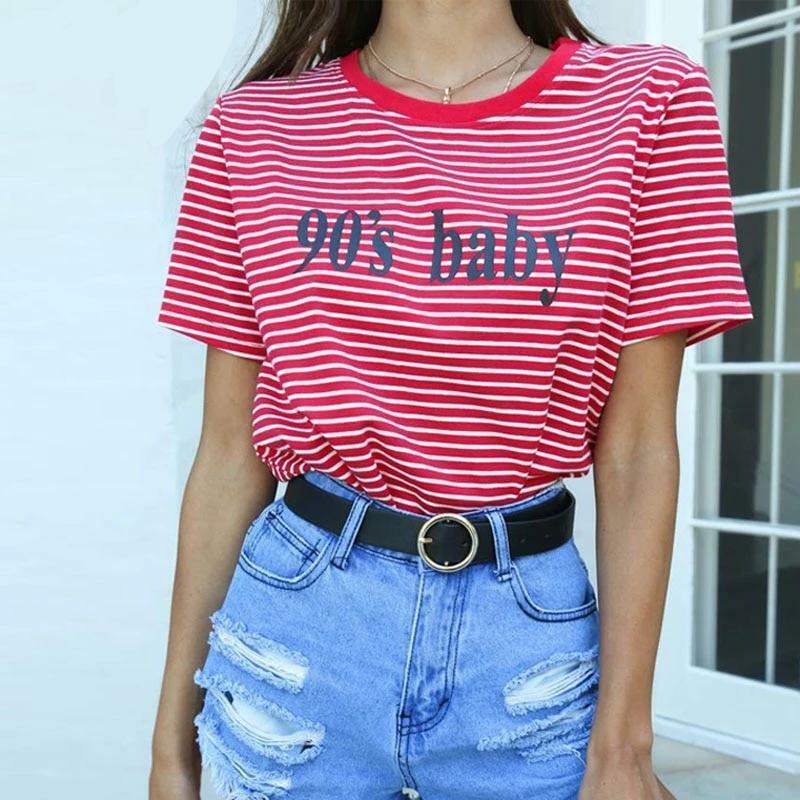 Y2K Grunge Baby Tee - Retro 90s Fashion, Summer Outfits, and Pastel Goth Styles