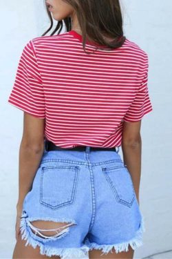 Y2K Grunge Baby Tee - Retro 90s Fashion, Summer Outfits, and Pastel Goth Styles