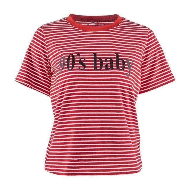 Y2K Grunge Baby Tee - Retro 90s Fashion, Summer Outfits, and Pastel Goth Styles