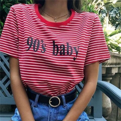 Y2K Grunge Baby Tee - Retro 90s Fashion, Summer Outfits, and Pastel Goth Styles
