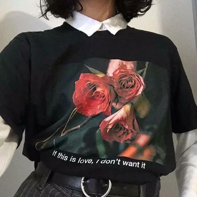 Y2K Grunge Baby Tee - Retro 90s Summer Outfit, Gothic Y2K Fashion, Popstar Vibes