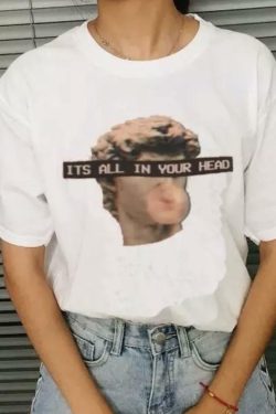 Y2K Grunge Baby Tee - Retro 90s Summer Outfit, Gothic Y2K Fashion, Popstar Vibes