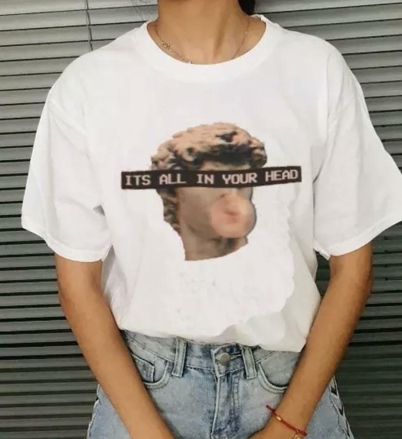Y2K Grunge Baby Tee - Retro 90s Summer Outfit, Gothic Y2K Fashion, Popstar Vibes