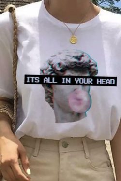 Y2K Grunge Baby Tee - Retro 90s Summer Outfit, Gothic Y2K Fashion, Popstar Vibes