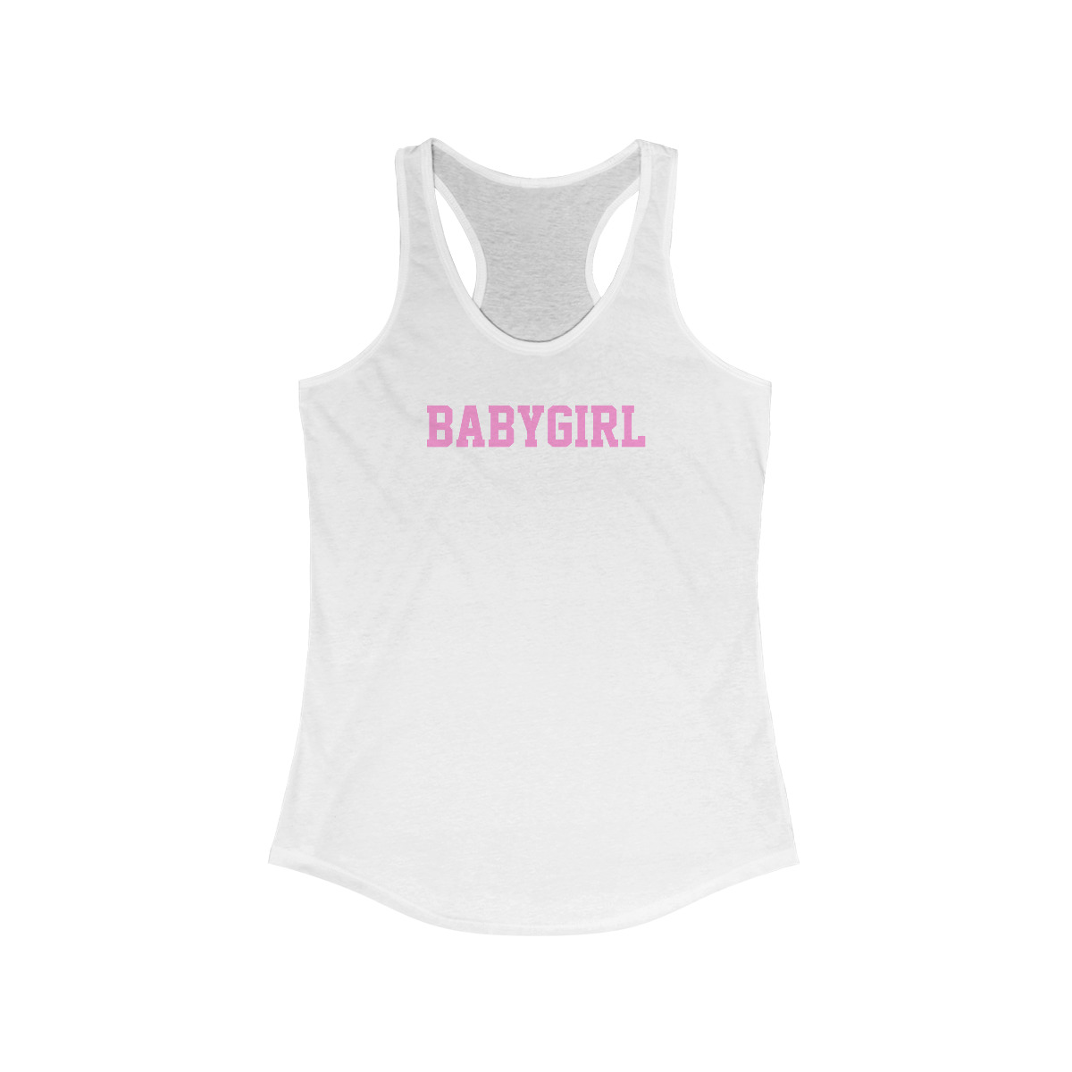 Y2K Grunge Babygirl White Pink Tank Top - Retro 90s Summer Outfit, Pastel Goth Style