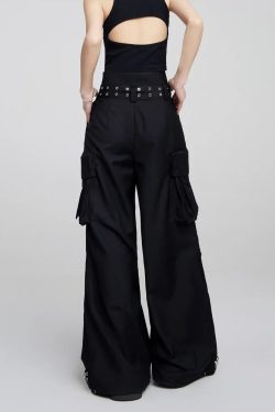 Y2K Grunge Baggy Cargo Joggers - Retro 90s Fashion, Summer Outfits, and Hip Hop Style