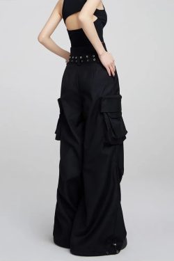 Y2K Grunge Baggy Cargo Joggers - Retro 90s Fashion, Summer Outfits, and Hip Hop Style