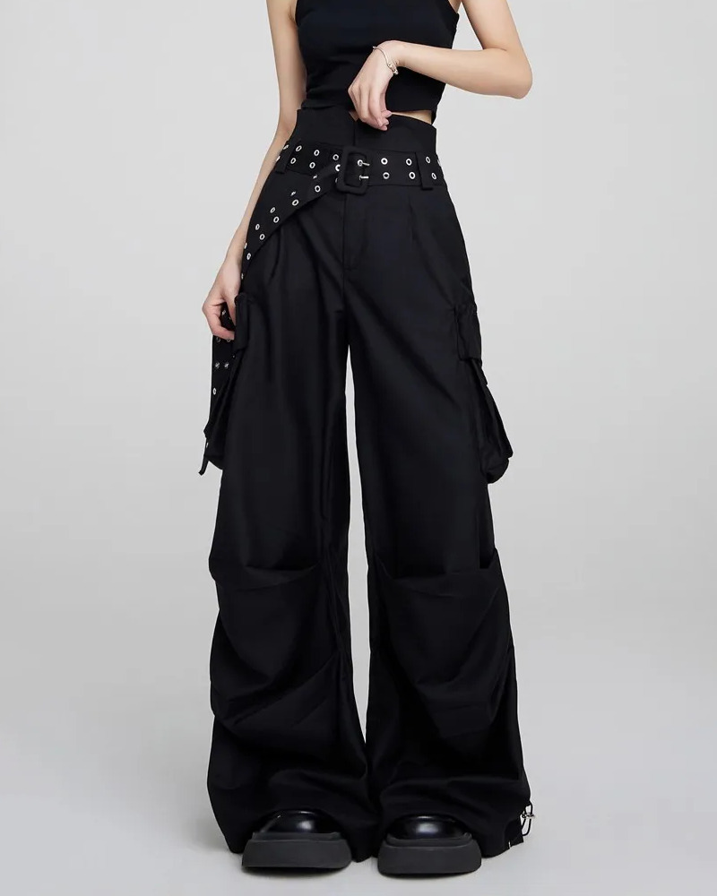 Y2K Grunge Baggy Cargo Joggers - Retro 90s Fashion, Summer Outfits, and Hip Hop Style
