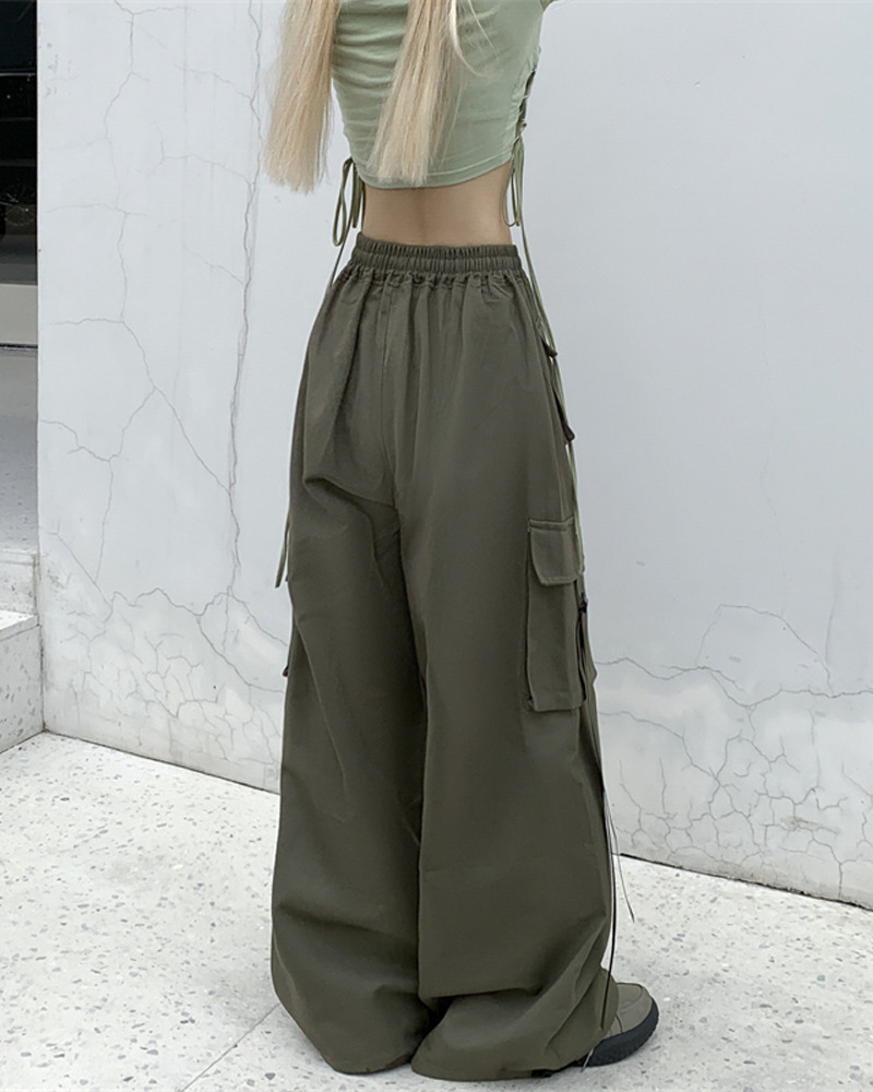 Y2K Grunge Baggy Cargo Pants - 90s Retro Summer Outfit, Y2K Fashion, Gothic Y2K Style