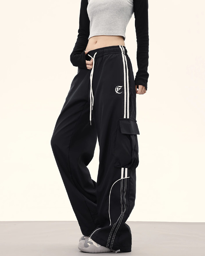 Y2K Grunge Baggy Joggers for Women - 90s Retro Summer Outfits, Y2K Fashion Essentials