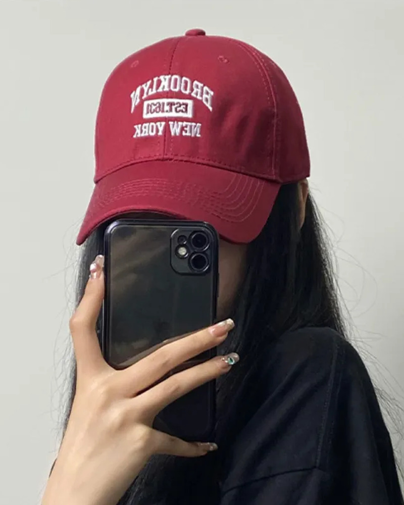 Y2K Grunge Baseball Cap - Retro 90s Fashion, Summer Y2K Outfits, Hip Hop Style