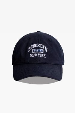 Y2K Grunge Baseball Cap - Retro 90s Fashion, Summer Y2K Outfits, Hip Hop Style