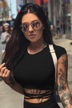 Y2K Grunge Black Crop Top T-Shirt - 90s Fashion, Retro Style, Y2K Summer Outfits, Baby Tees