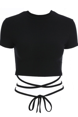 Y2K Grunge Black Crop Top T-Shirt - 90s Fashion, Retro Style, Y2K Summer Outfits, Baby Tees