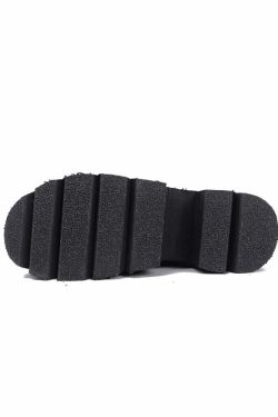 Y2K Grunge Black Goth Punk Platform Ankle Boots - Retro 90s Fashion, Y2K Club & Party Outfits