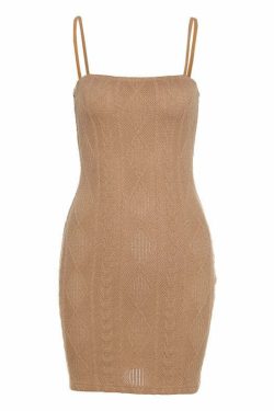 Y2K Grunge Bodycon Knitted Mini Dress - 90s Summer Outfit, Retro Style, Pastel Goth Fashion