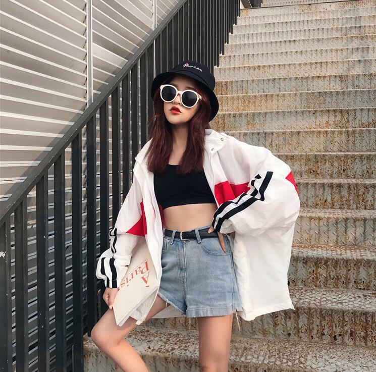 Y2K Grunge Bomber Jacket - Retro 90s Fashion, Summer Y2K Outfits, Gothic Y2K Style