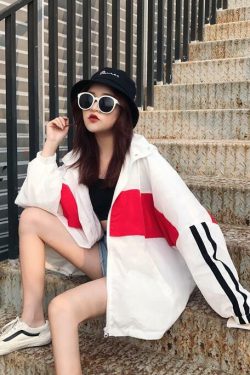 Y2K Grunge Bomber Jacket - Retro 90s Fashion, Summer Y2K Outfits, Gothic Y2K Style