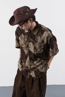 Y2K Grunge Boxy Cut Lotus Shirt - Retro 90s Summer Outfit, Pastel Goth, Y2K Fashion Top