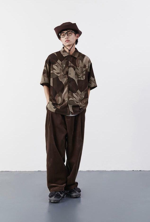 Y2K Grunge Boxy Cut Lotus Shirt - Retro 90s Summer Outfit, Pastel Goth, Y2K Fashion Top
