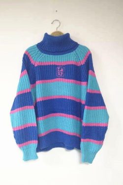 Y2K Grunge Bubblegum Turtleneck Sweatshirt - Retro 90s Fashion, Summer & Party Outfits