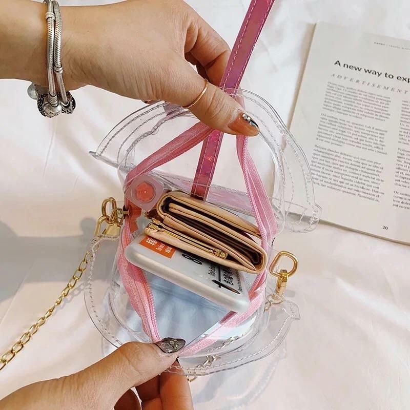 Y2K Grunge Bubbletea Shoulder Bag - Retro 90s Fashion, Pastel Goth, Y2K Club & Party Outfits