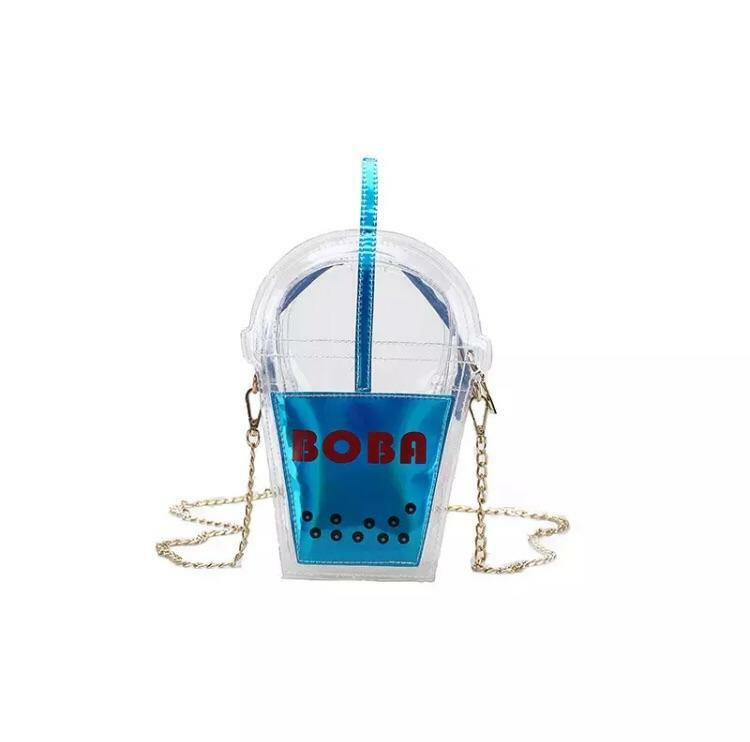 Y2K Grunge Bubbletea Shoulder Bag - Retro 90s Fashion, Pastel Goth, Y2K Club & Party Outfits