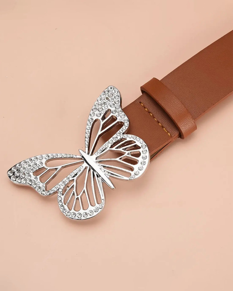 Y2K Grunge Butterfly Belt - Retro 90s Fashion, Pastel Goth, Y2K Club & Party Outfits