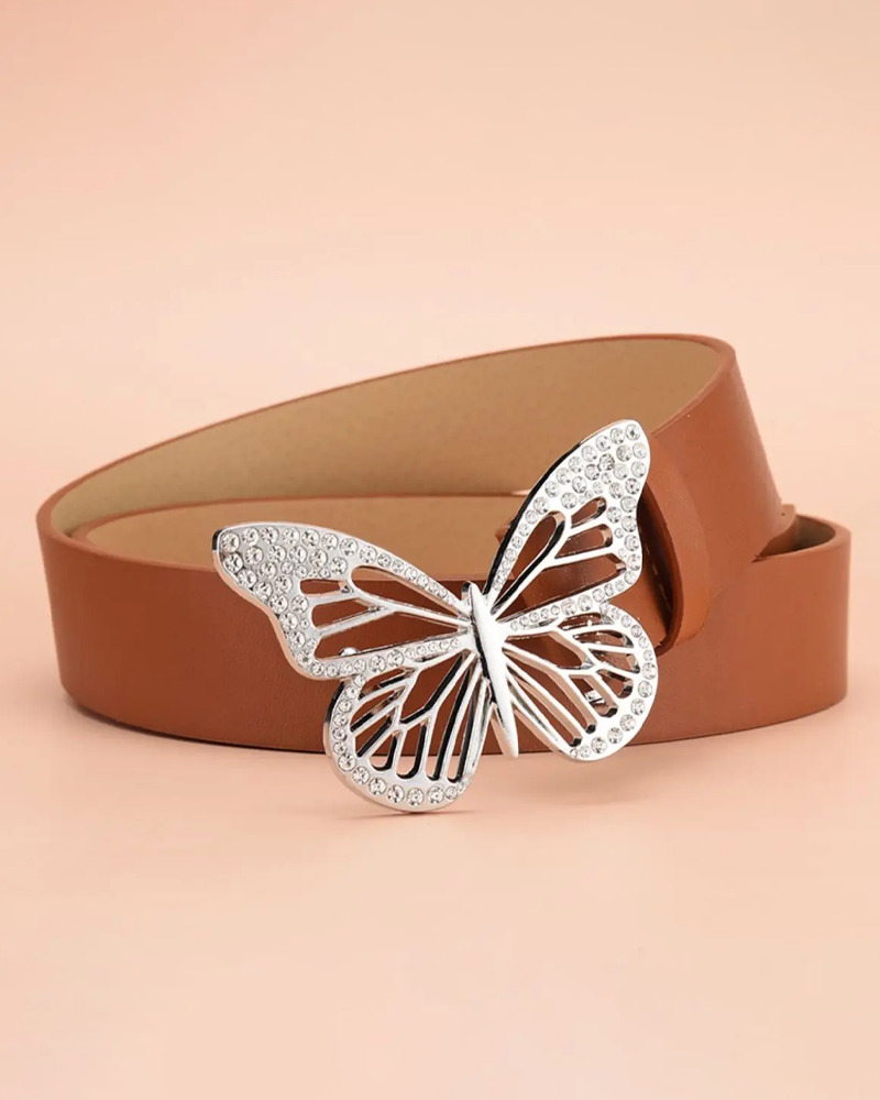 Y2K Grunge Butterfly Belt - Retro 90s Fashion, Pastel Goth, Y2K Club & Party Outfits