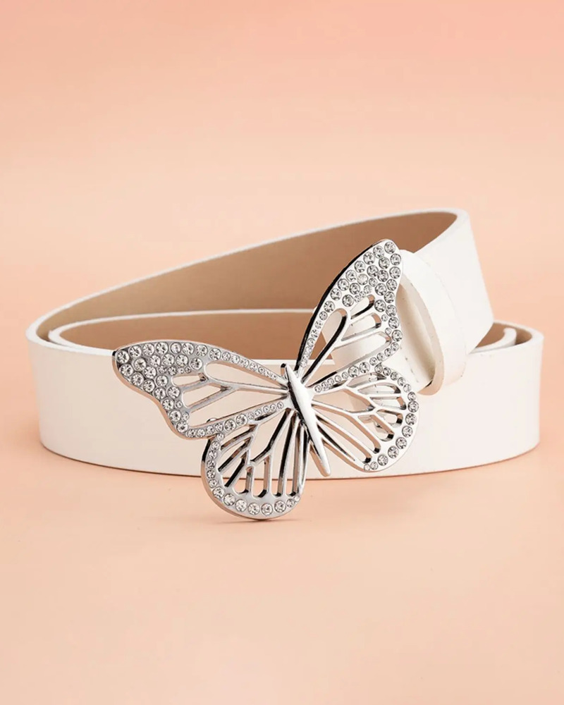 Y2K Grunge Butterfly Belt - Retro 90s Fashion, Pastel Goth, Y2K Club & Party Outfits