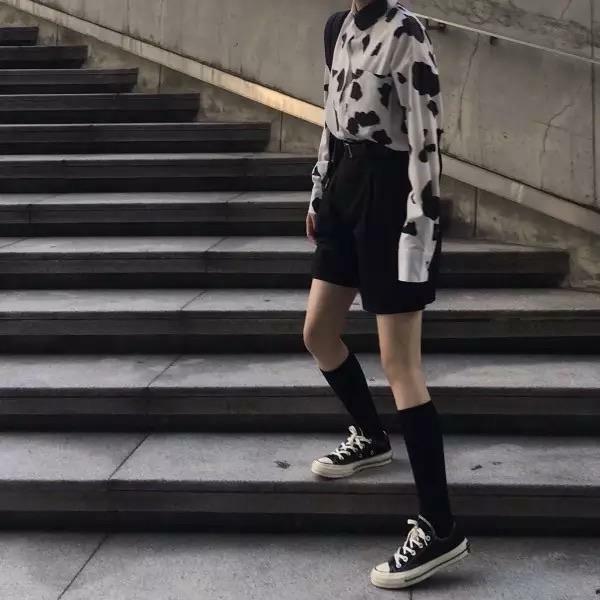 Y2K Grunge Button-Up Shirt - Retro 90s Fashion, Summer Y2K Outfits, Gothic Y2K Style