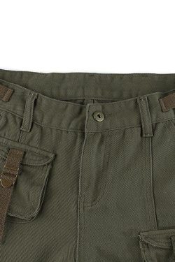 Y2K Grunge Cali Cargo Pants - Retro 90s Fashion, Summer Y2K Outfits, Gothic Y2K Style
