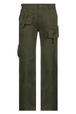Y2K Grunge Cali Cargo Pants - Retro 90s Fashion, Summer Y2K Outfits, Gothic Y2K Style