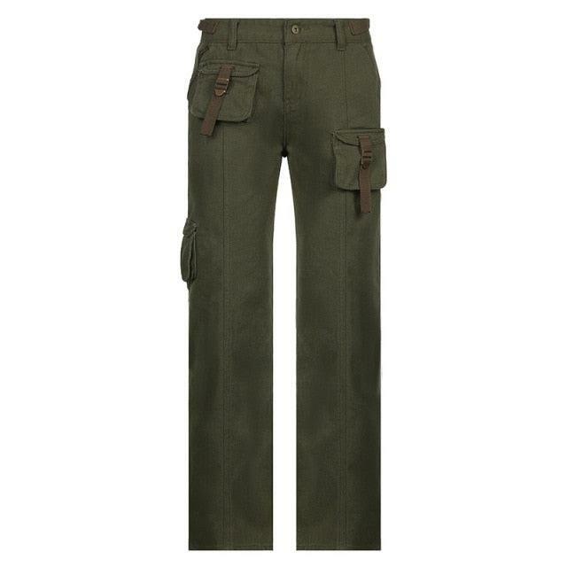 Y2K Grunge Cali Cargo Pants - Retro 90s Fashion, Summer Y2K Outfits, Gothic Y2K Style