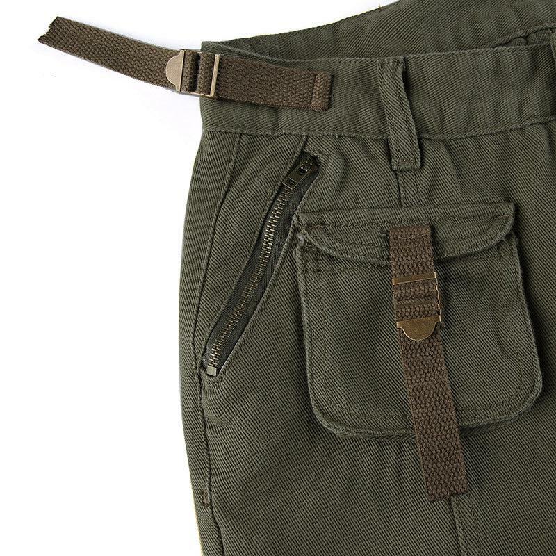 Y2K Grunge Cali Cargo Pants - Retro 90s Fashion, Summer Y2K Outfits, Gothic Y2K Style