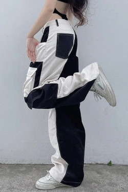 Y2K Grunge Cargo Corduroy Pants - Retro 90s Fashion, Summer Outfits, and Hip Hop Style