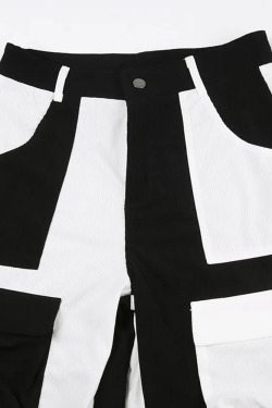 Y2K Grunge Cargo Corduroy Pants - Retro 90s Fashion, Summer Outfits, and Hip Hop Style