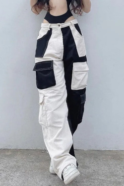 Y2K Grunge Cargo Corduroy Pants - Retro 90s Fashion, Summer Outfits, and Hip Hop Style