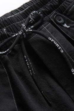 Y2K Grunge Cargo Pants - 90s Retro Style, Summer Y2K Outfits, Goth Y2K Fashion
