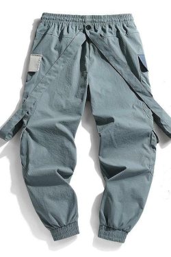 Y2K Grunge Cargo Pants - 90s Retro Style, Summer Y2K Outfits, Goth Y2K Fashion
