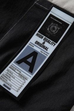 Y2K Grunge Cargo Pants - Retro 90s Fashion, Summer Y2K Outfits, Goth Y2K Style