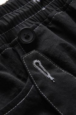 Y2K Grunge Cargo Pants - Retro 90s Fashion, Summer Y2K Outfits, Goth Y2K Style