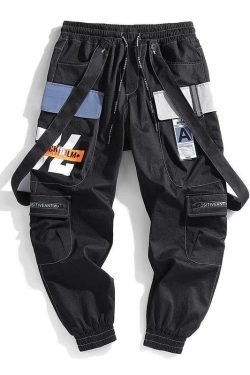 Y2K Grunge Cargo Pants - Retro 90s Fashion, Summer Y2K Outfits, Goth Y2K Style