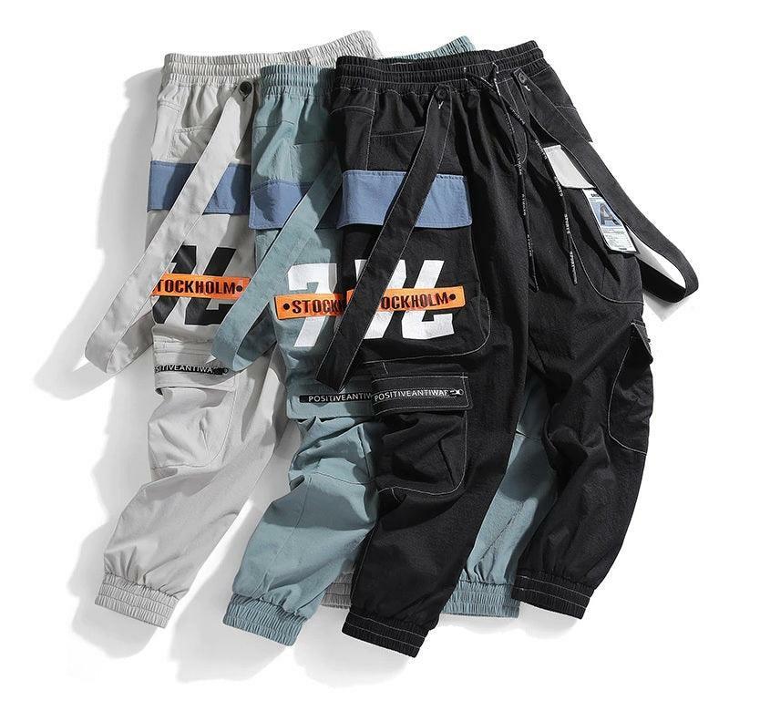 Y2K Grunge Cargo Pants - Retro 90s Fashion, Summer Y2K Outfits, Goth Y2K Style