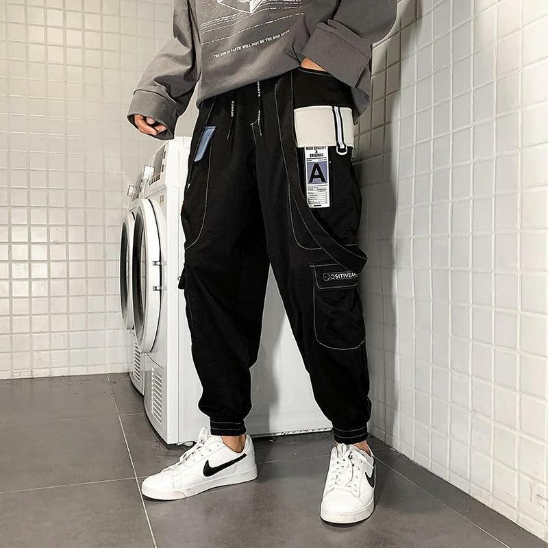 Y2K Grunge Cargo Pants - Retro 90s Fashion, Summer Y2K Outfits, Goth Y2K Style
