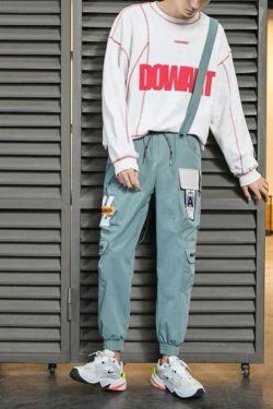 Y2K Grunge Cargo Pants - Retro 90s Fashion, Summer Y2K Outfits, Goth Y2K Style